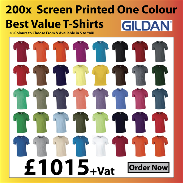 200 GD001 Tshirts offer